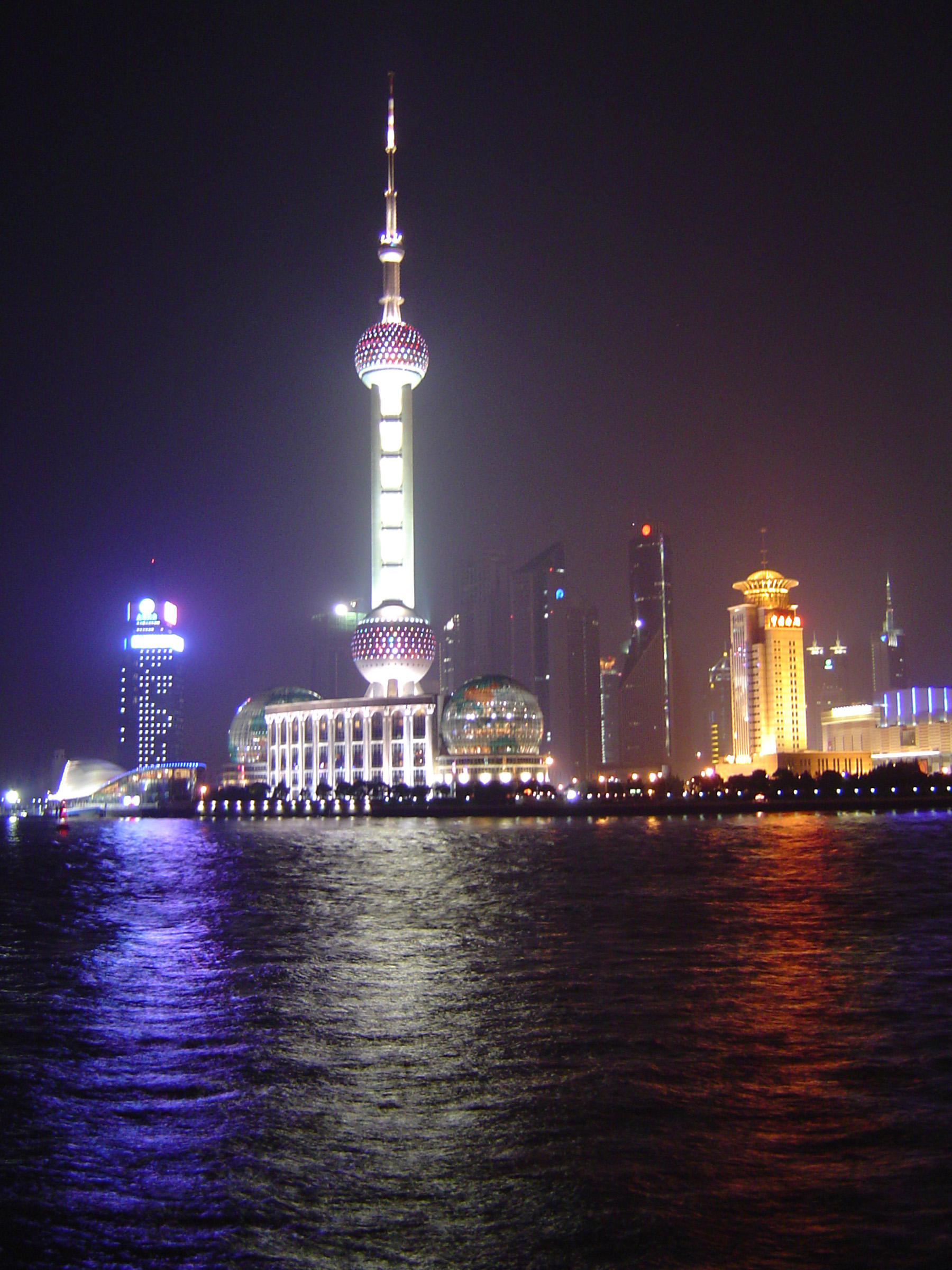 oriental peral tower - shanghai night