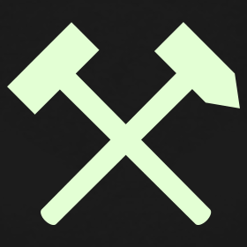 yellowibis-com-geology-symbols-women-s-heavyweight-t-hammer-and-pick-black-glow-in-the-dark_design1