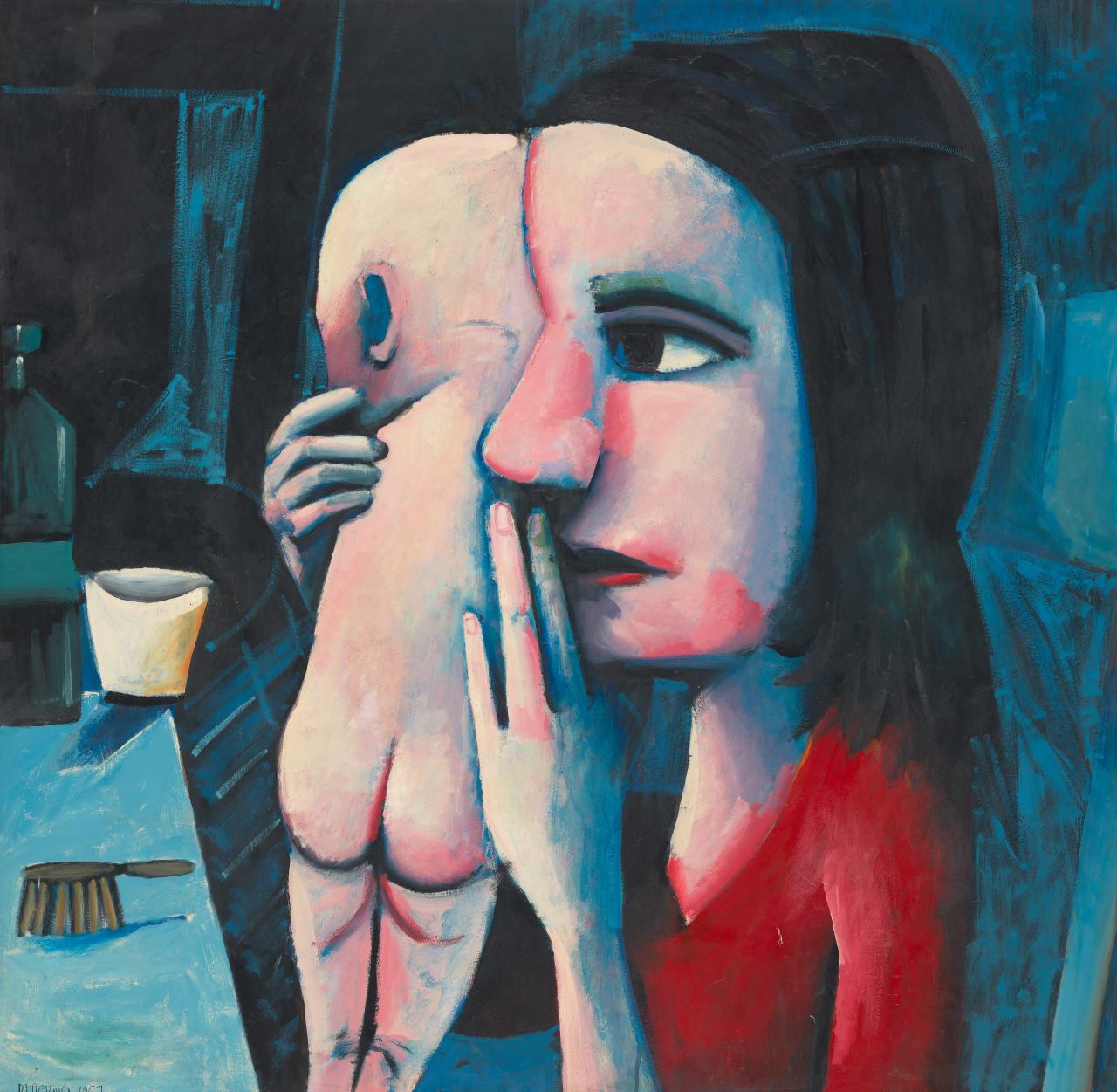 Barbara and Auguste 1957 Charles Blackman NGV