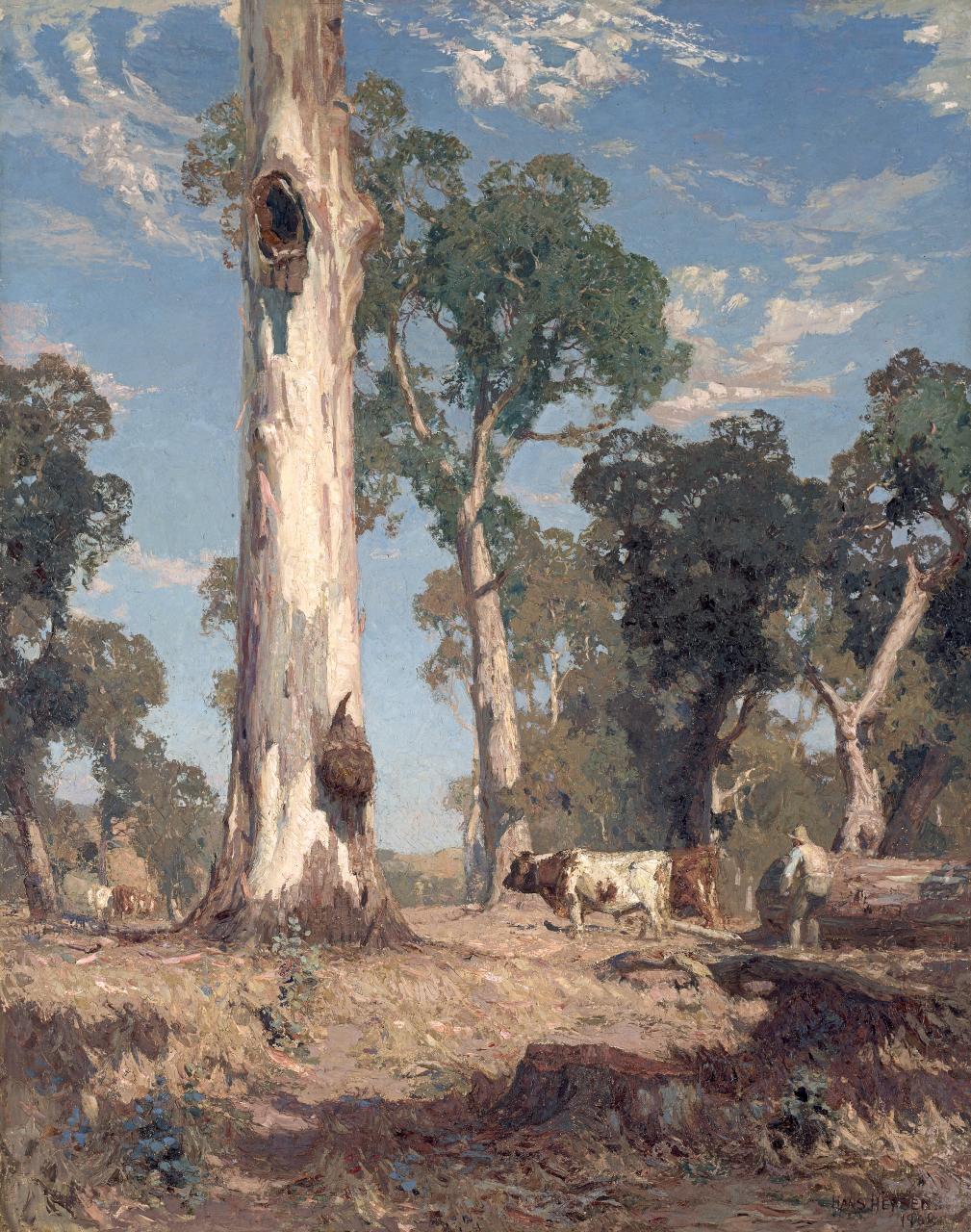 A Lord of the Bush Hans Heysen 1908