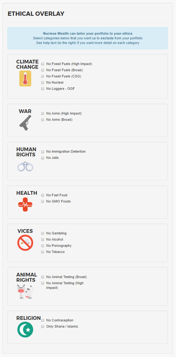 Ethical Choices at MB Fund