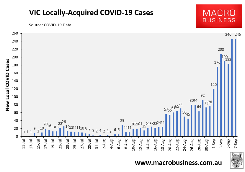 VIC daily cases