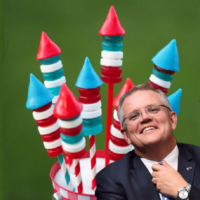 Morrison announces Marshmallow Storm to fight China